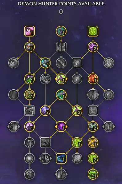 DH Talent Tree. Battle-Shout.com