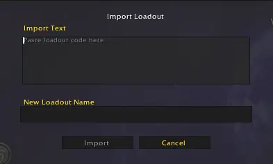 Import Loadout. Battle-Shout.com