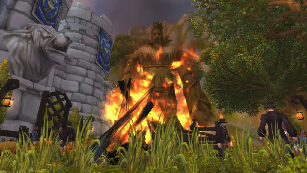 WoW Halloween Event Hallow's End Bonfire Man