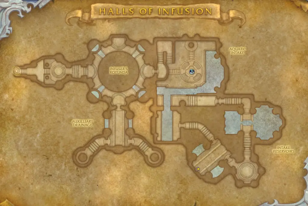 Halls of Infusion WoW Dungeon Guide Map