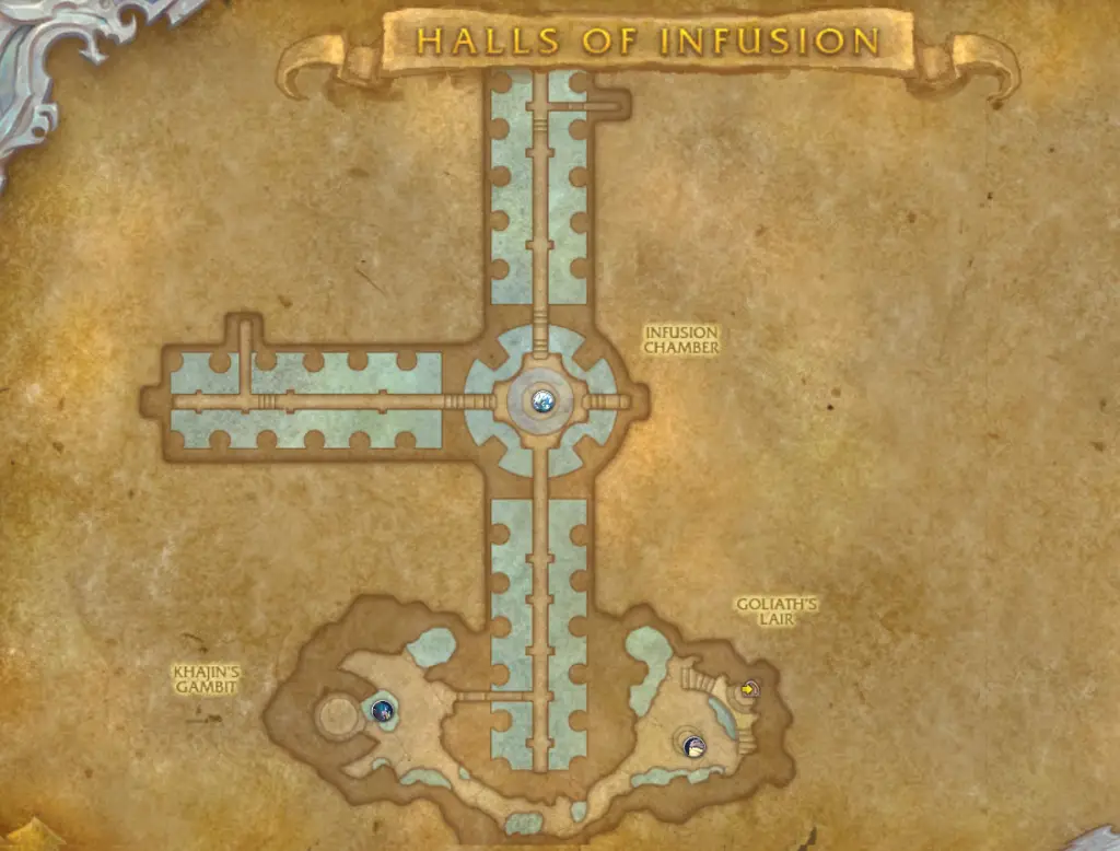 Halls of Infusion WoW Dungeon Guide Inside map